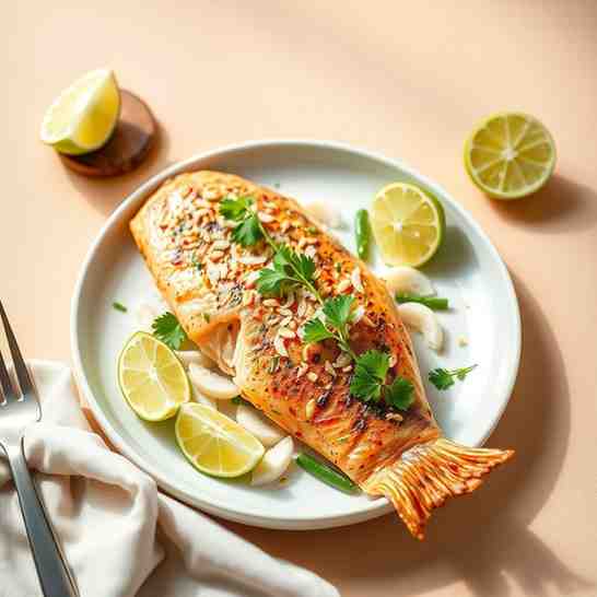 Pacific-Inspired Coconut-Lime Fish - High-Protein Recipe